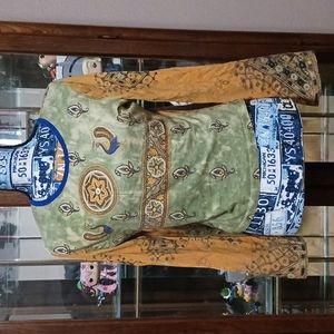 🦚 Peacock Motif Pattern Shirt 🦚